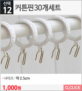 커튼핀30개세트