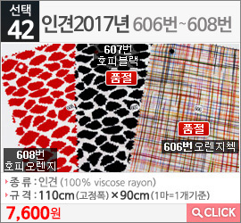 인견2017년 606번 오렌지첵