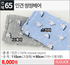 인견 씽씽베어 스카이