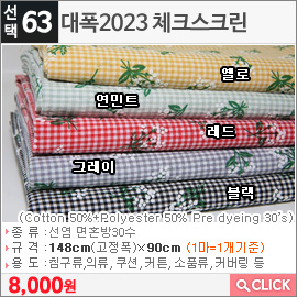 대폭2023 체크스크린 옐로