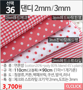 댄디2mm레드스트라잎