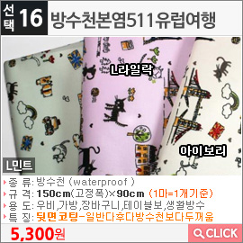 방수천본염511유럽여행 아이보리