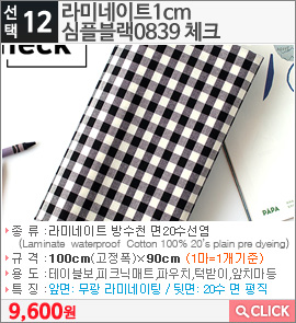 라미네이트1cm심플블랙0839 체크